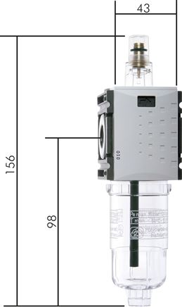 Exemplary representation: Micro mist lubricator - Futura series 0